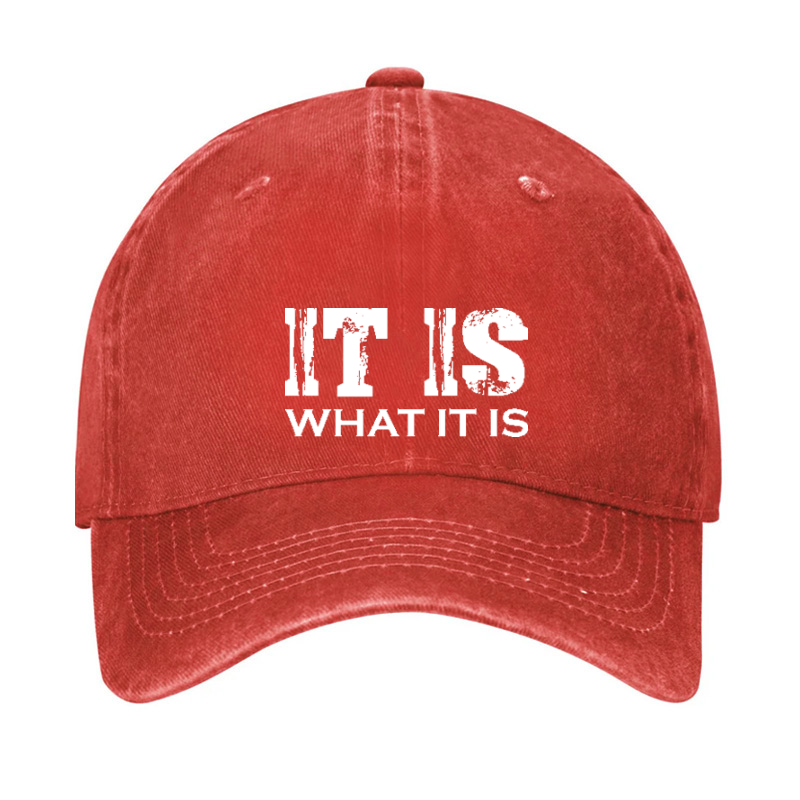 IT IS What It Is Print Hat