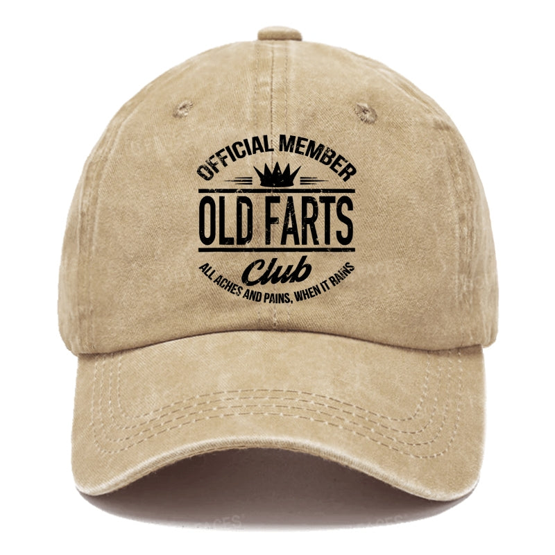 Official Member Old Farts Club All Aches And Pains,When It Pains Hats