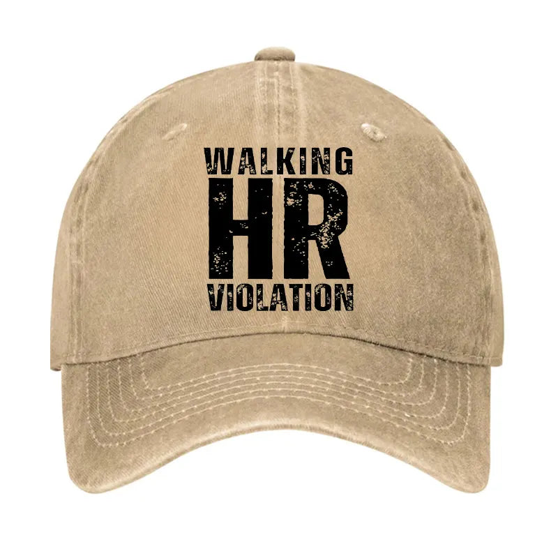 Funny Walking HR Violation Hat