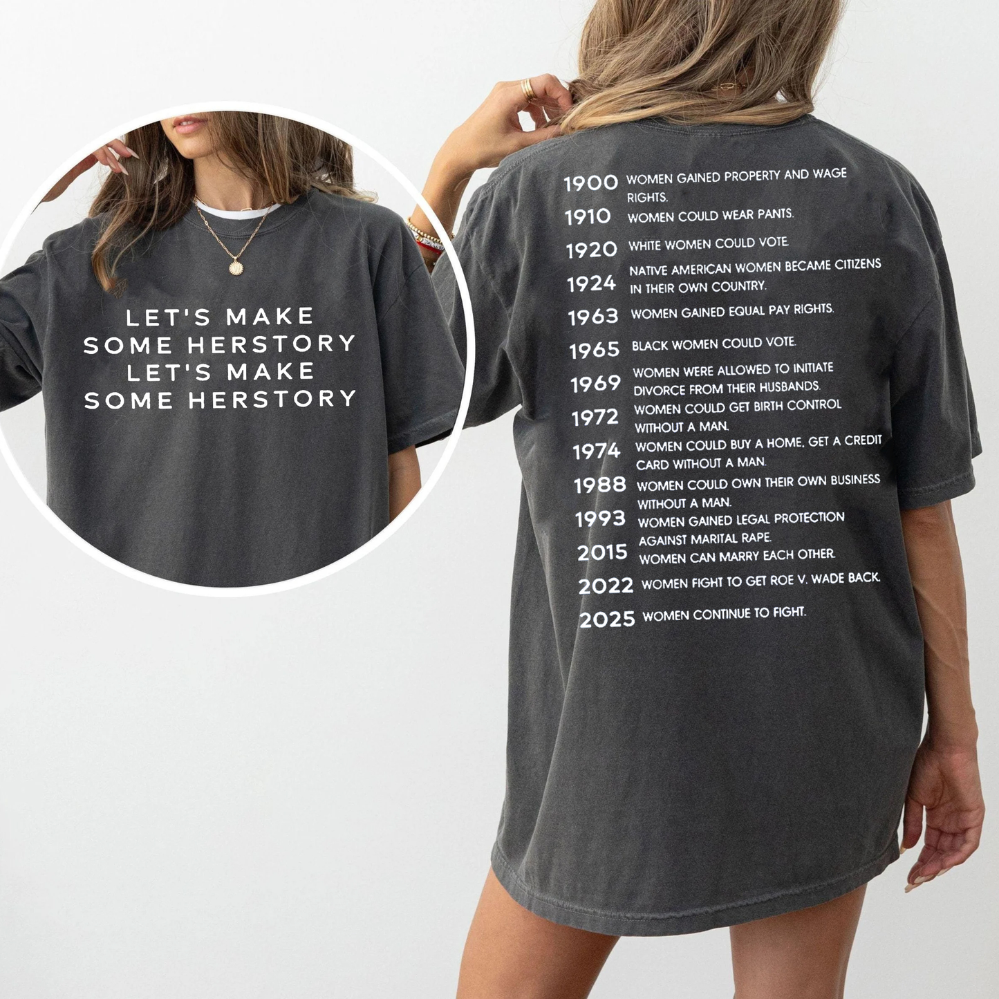 Feminist Let¡¯s Make Herstory Women¡¯s Rights Unisex T-shirt/Crewneck/Hoodie