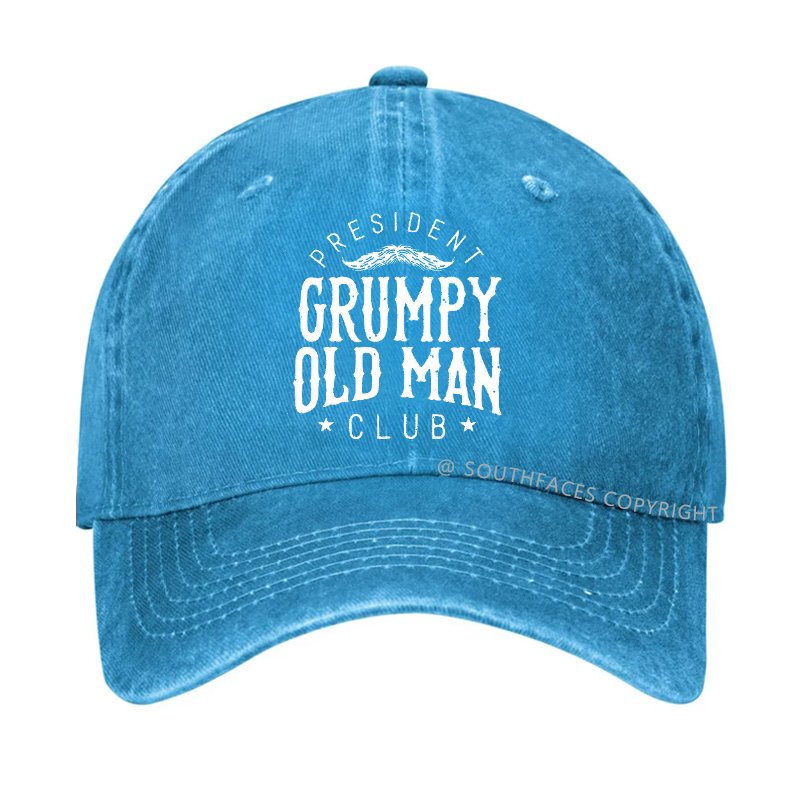 PRESIDENT GRUMPY OLD MAN CLUB Hat