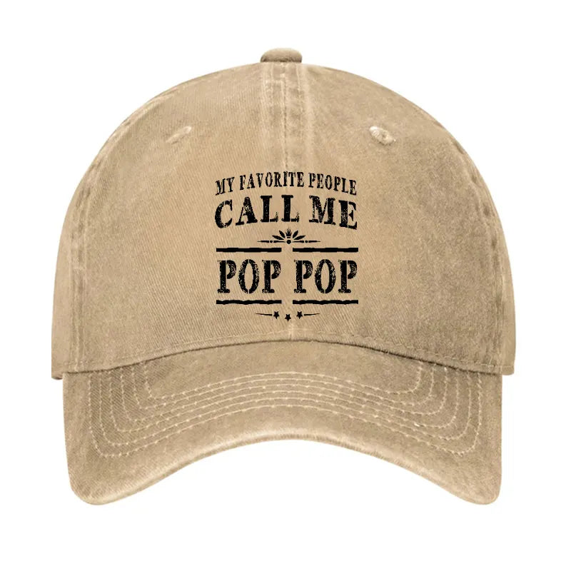 Pop Pop Gifts Grandpa Fathers Day Hat