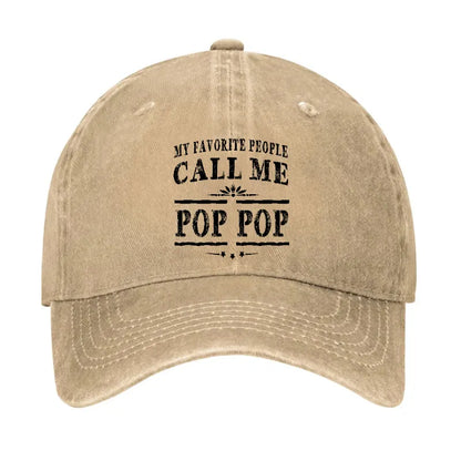 Pop Pop Gifts Grandpa Fathers Day Hat
