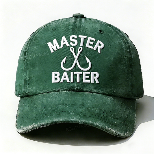 Embroidered¡°Master Baiter¡±Hat