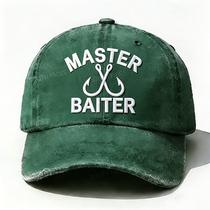 Embroidered¡°Master Baiter¡±Hat
