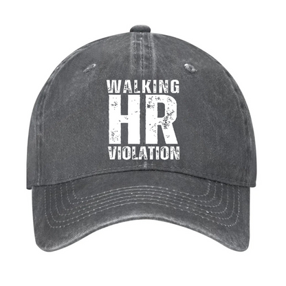Funny Walking HR Violation Hat