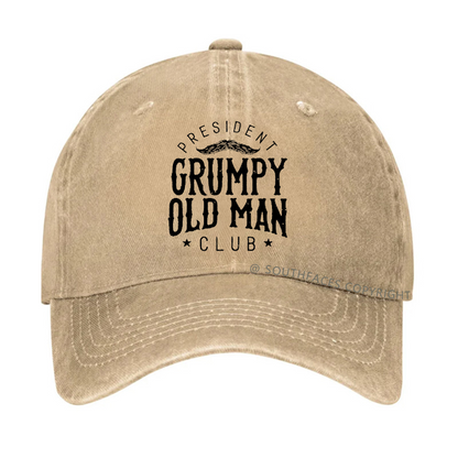 PRESIDENT GRUMPY OLD MAN CLUB Hat