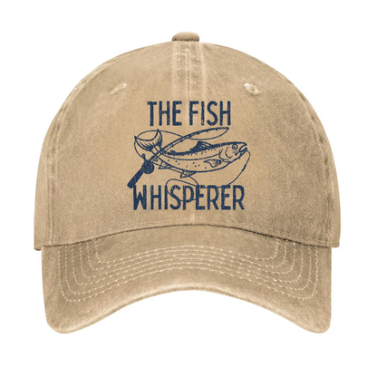 The Fish Whisperer Funny Fishing Hat