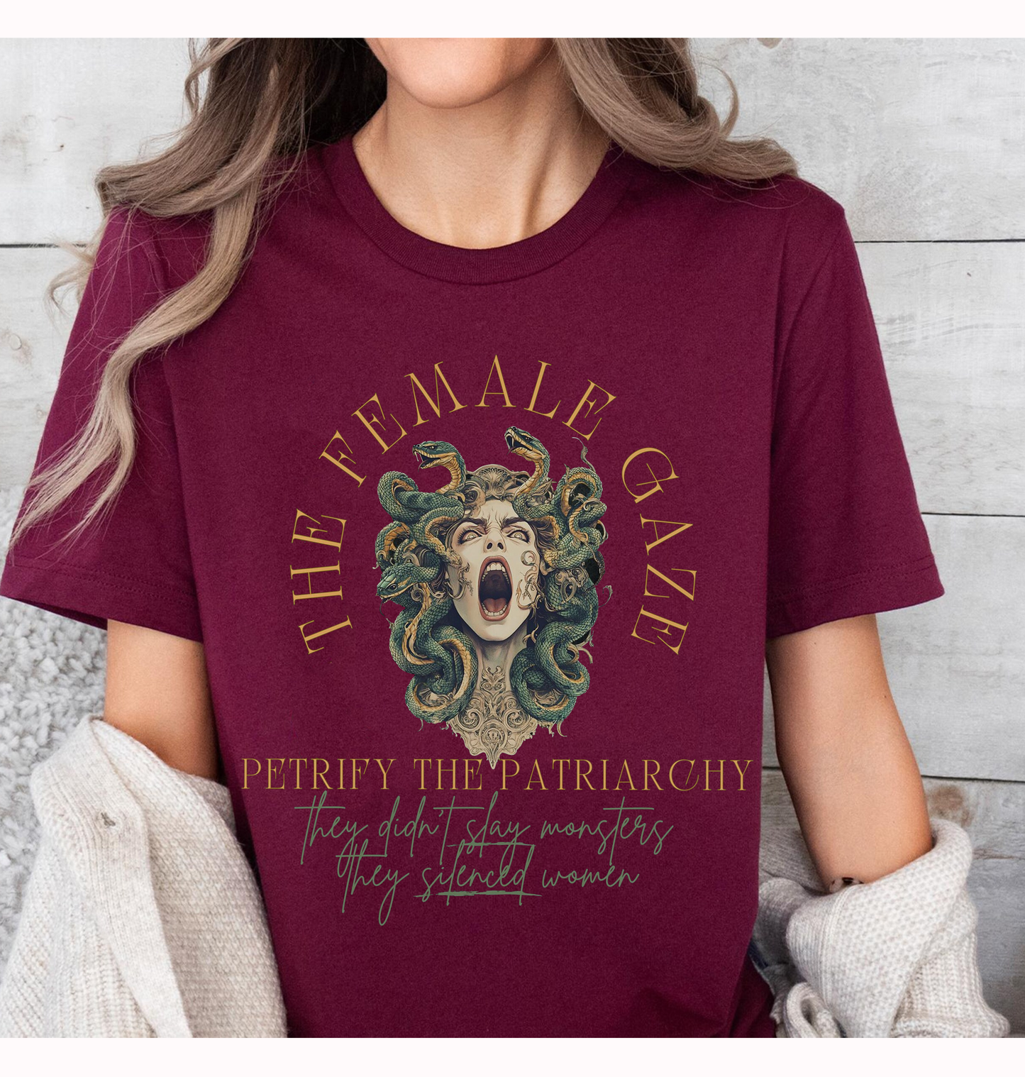 The Female Gaze Medusa Unisex T-shirt/Crewneck/Hoodie