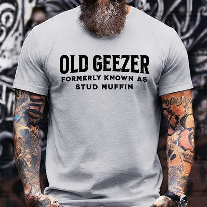 Old Geezer Formerly Known As Stud Muffin shirts