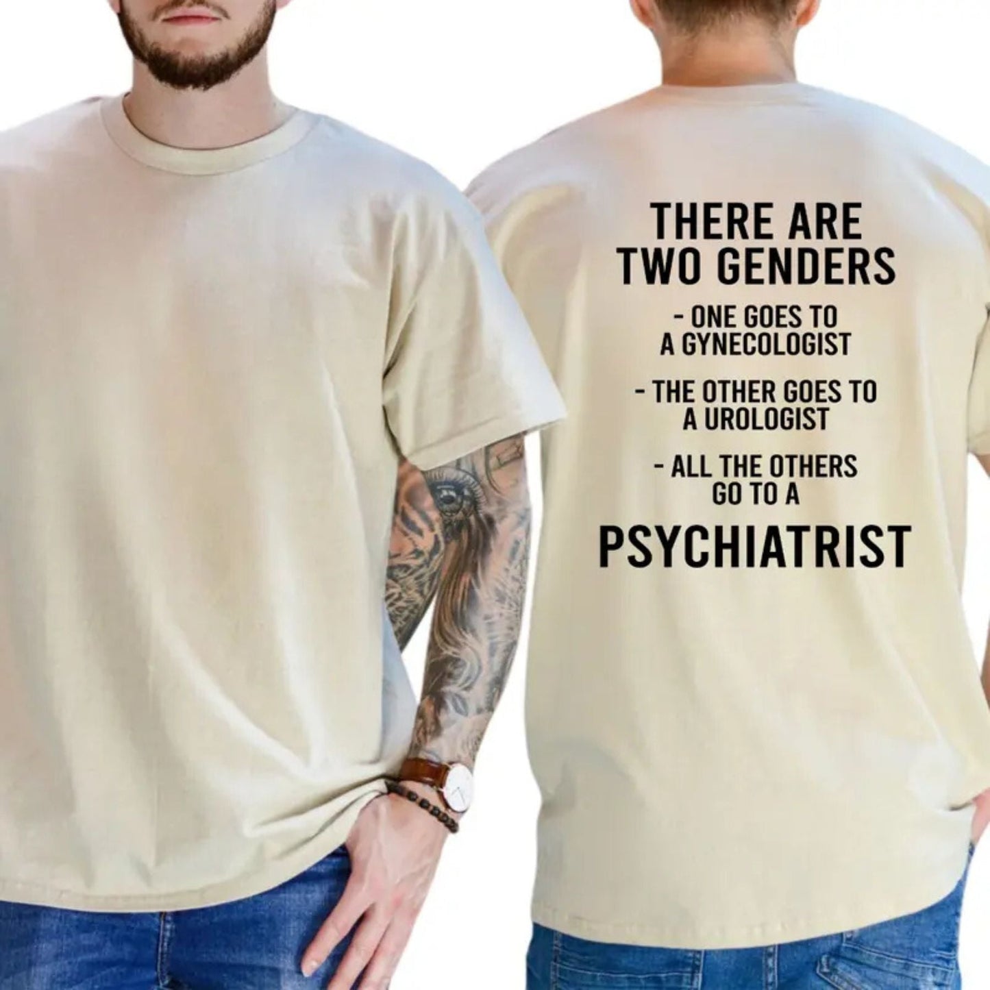 There Are Two Genders Unisex Shirts/Crewneck/Hoodie