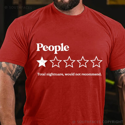 People One Star Review Funny T-Shirt