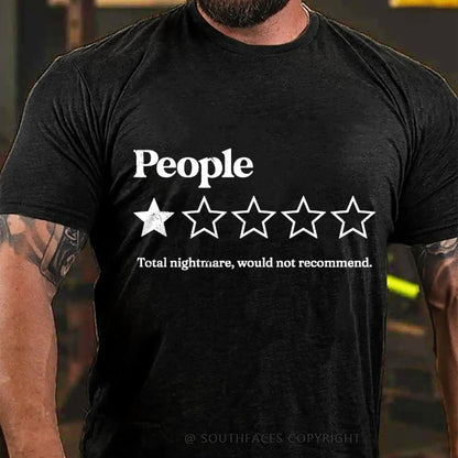 People One Star Review Funny T-Shirt
