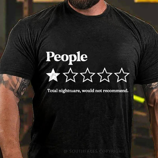 People One Star Review Funny T-Shirt