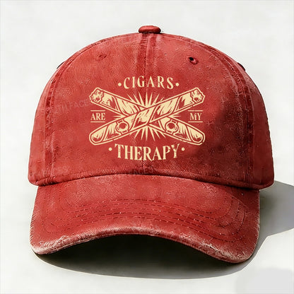 Cigars Are My Therapy Baseball Cap