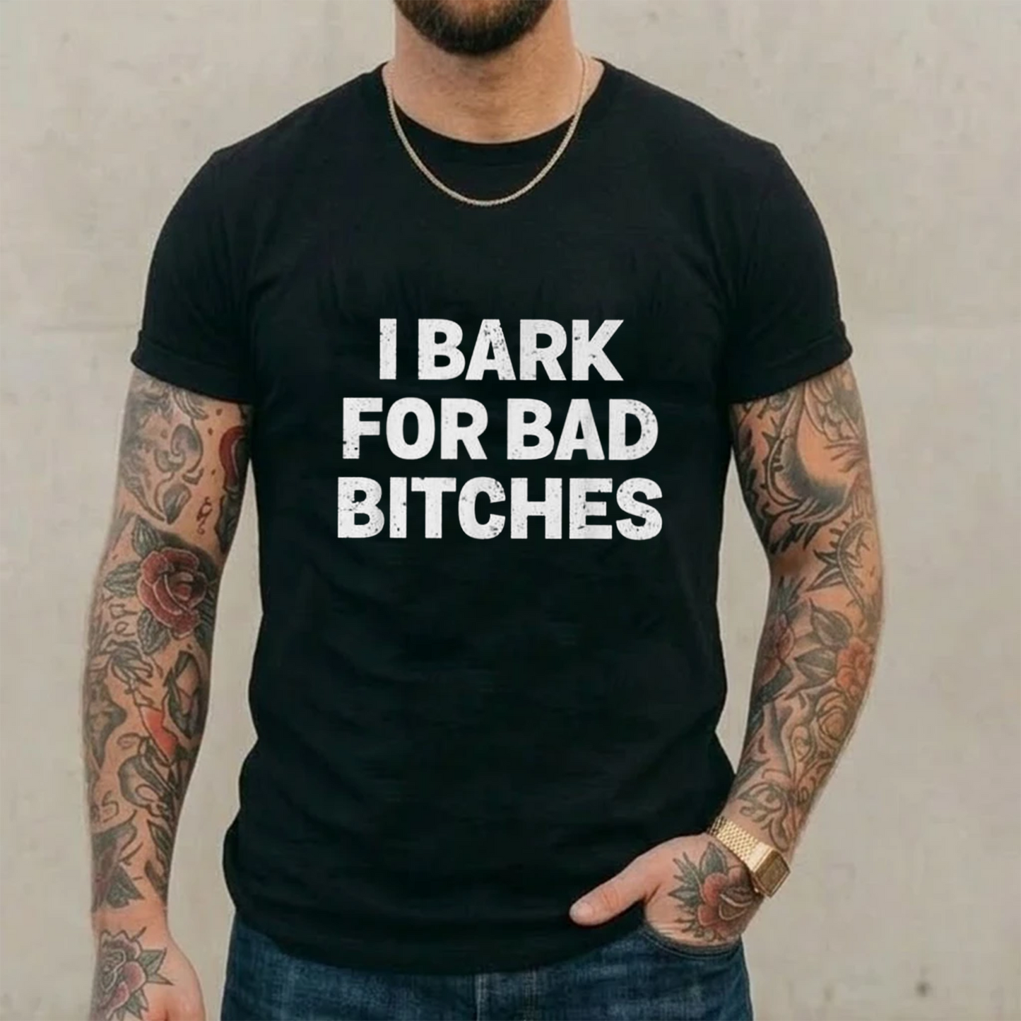 I Bark For Bad Bitches Unisex Shirts/Crewneck/Hoodie