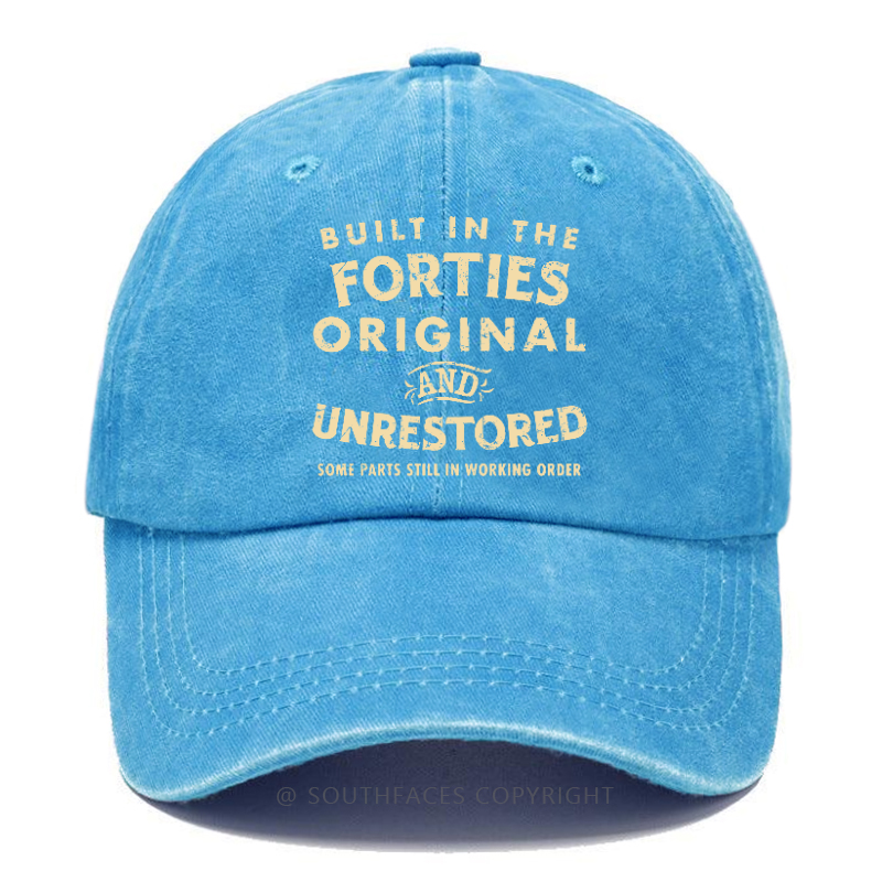 Built In The Forties Original And Unrestored Hat