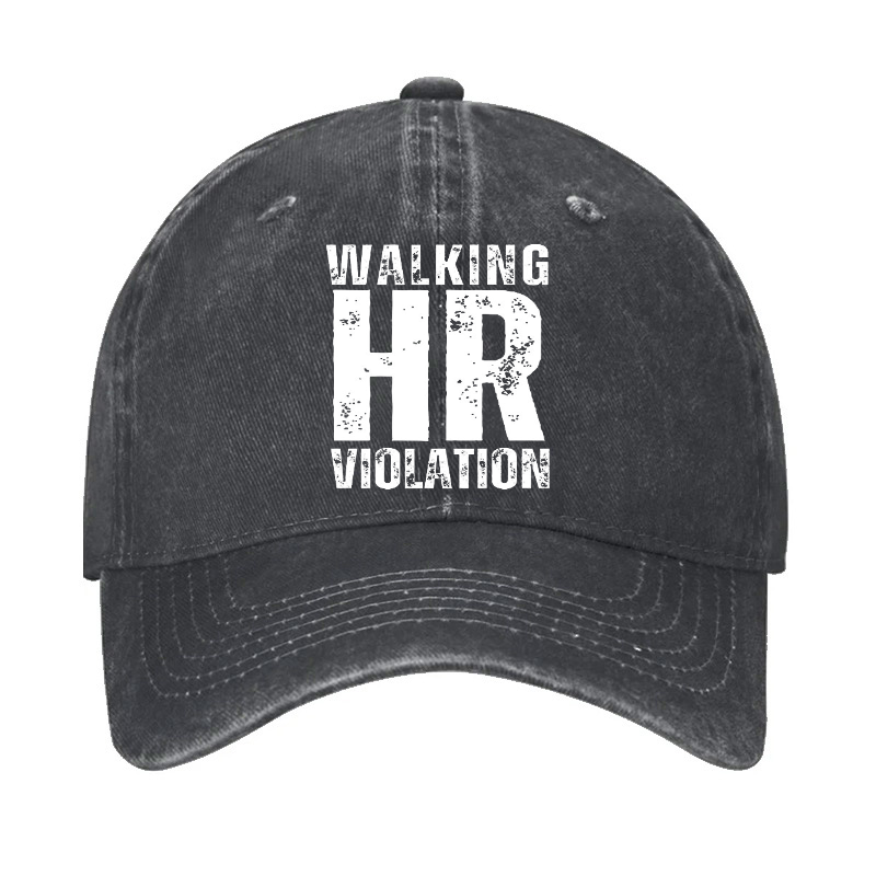 Funny Walking HR Violation Hat