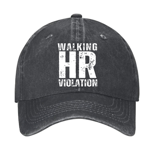 Funny Walking HR Violation Hat