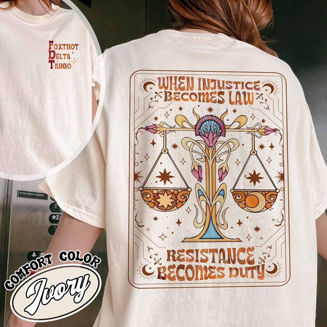 When Injustice Becomes Law Resistance Becomes Duty Unisex T-shirt/Crewneck/Hoodie