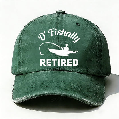 O'Fishally Retired Premium Fit Mens baseball cap