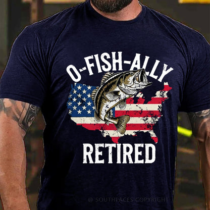 O'Fishally Retired Premium Fit Mens T-Shirt