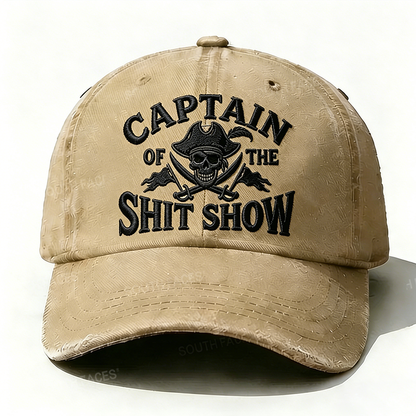 Embroidered ¡° Captain Of The Shit Show ¡± Hat