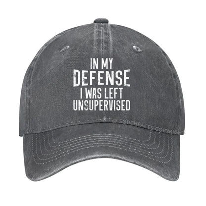 In My Defense I Was Left Unsupervised hat