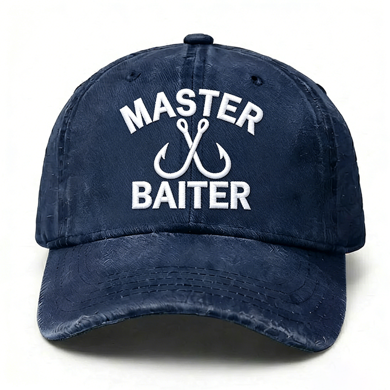 Embroidered¡°Master Baiter¡±Hat