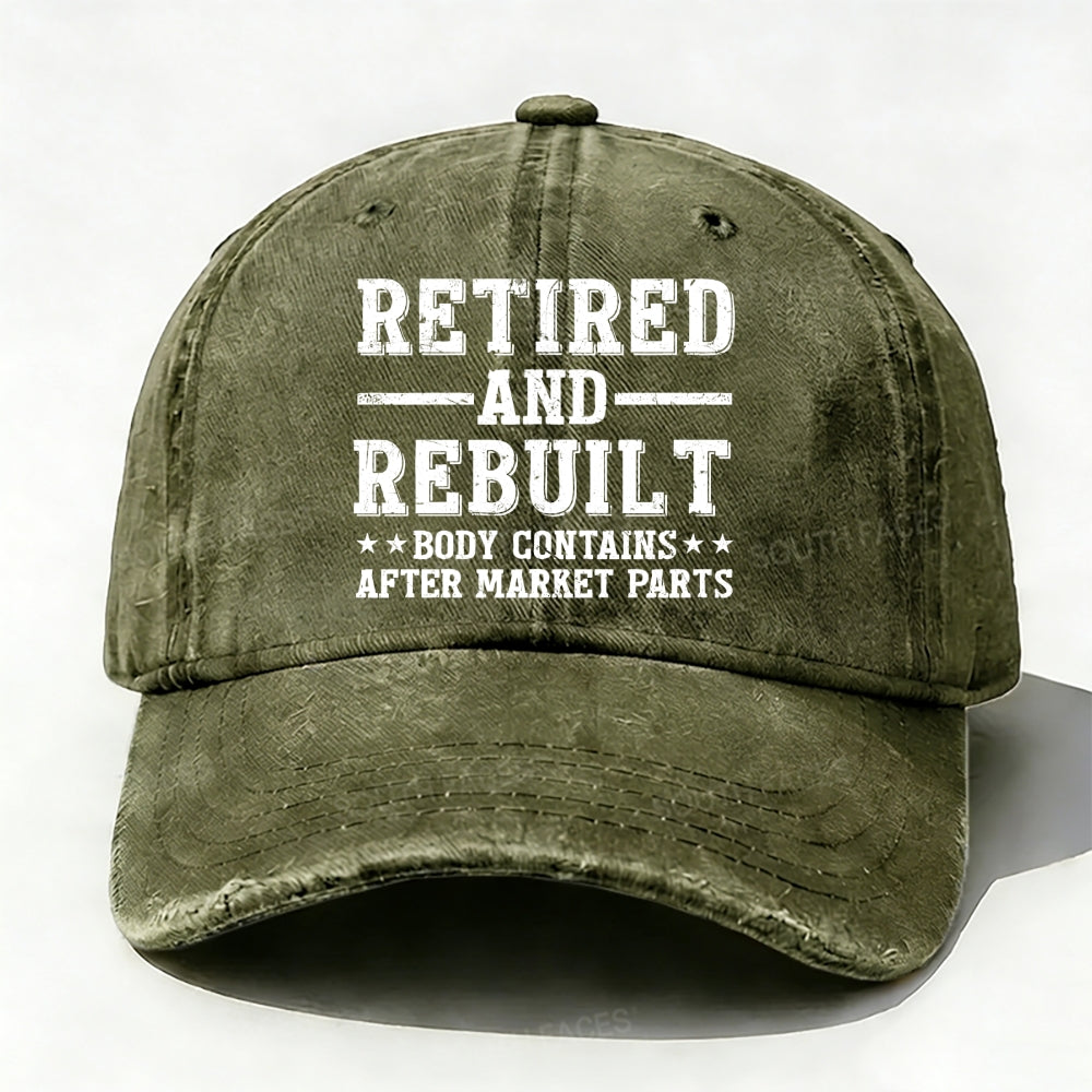 Retired And Rebuilt Body Contains After Market Parts Baseball Cap