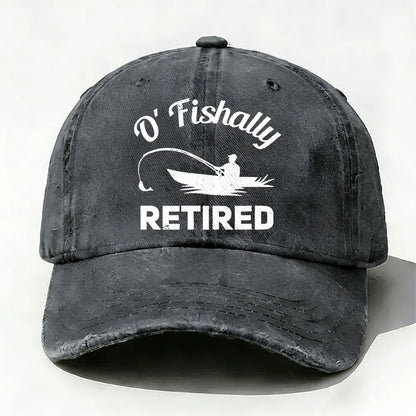 O'Fishally Retired Premium Fit Mens baseball cap