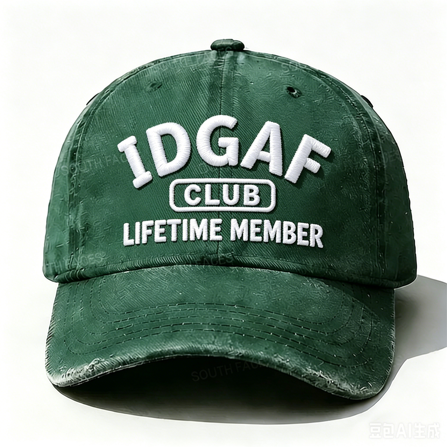 Embroidered  IDGAF Club Lifetime Member  Hat
