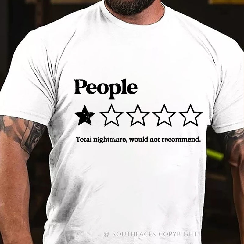 People One Star Review Funny T-Shirt