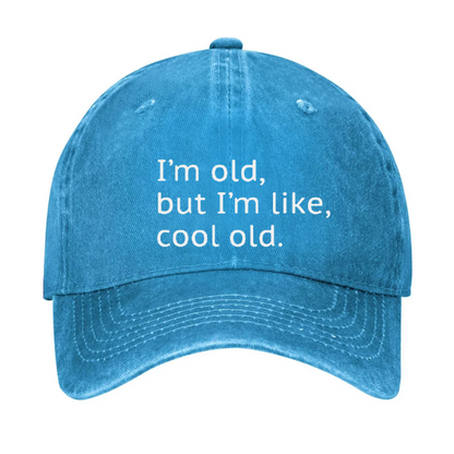 I'm Old Print Hat