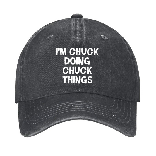 I'm Chuck doing Chuck things Hat