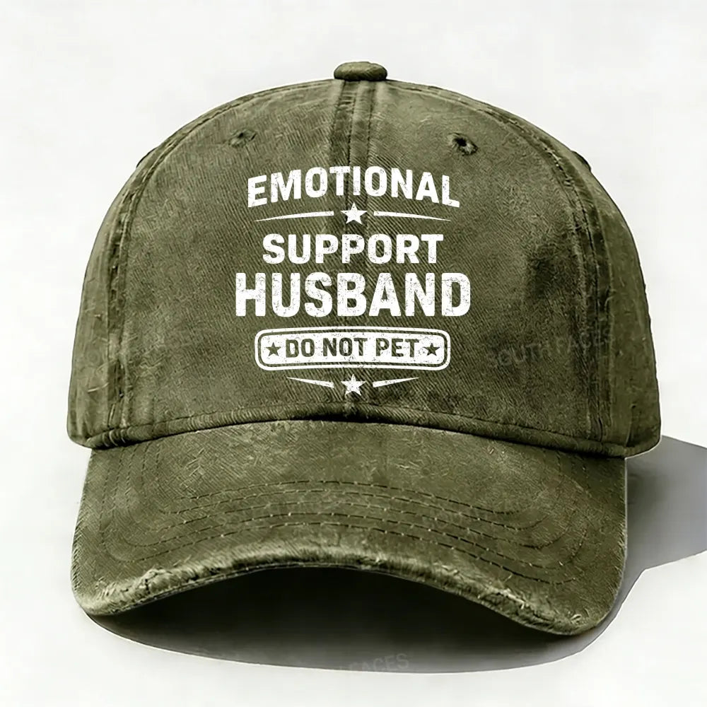 Emotional Support Husband Do Not Pet  baseball cap