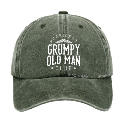PRESIDENT GRUMPY OLD MAN CLUB Hat