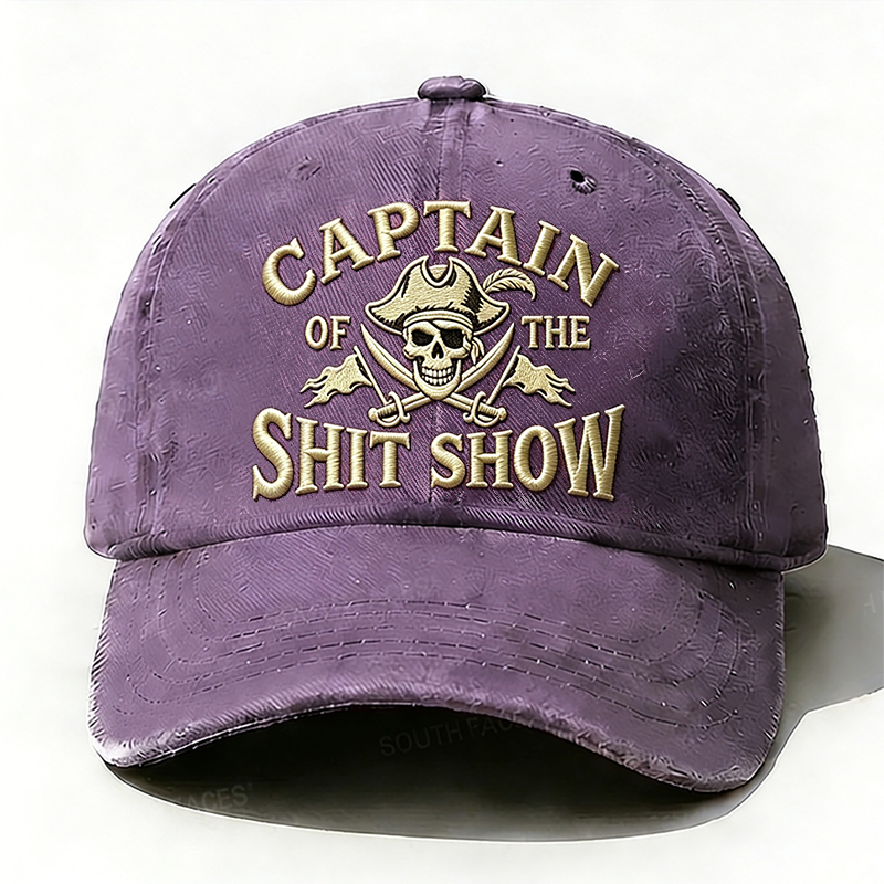 Embroidered ¡° Captain Of The Shit Show ¡± Hat