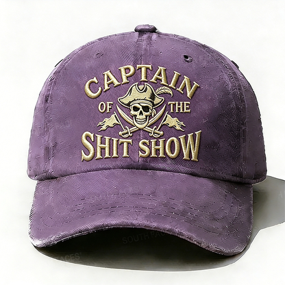 Embroidered ¡° Captain Of The Shit Show ¡± Hat