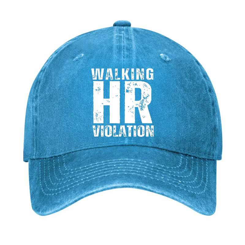 Funny Walking HR Violation Hat