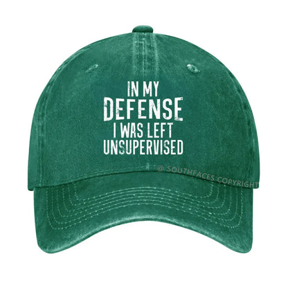 In My Defense I Was Left Unsupervised hat