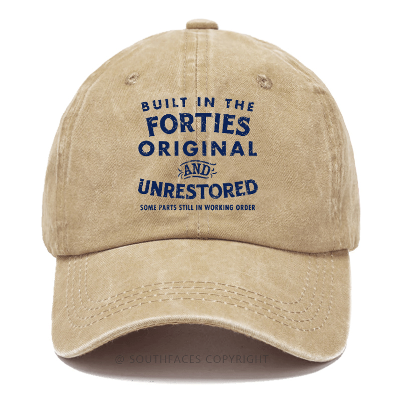 Built In The Forties Original And Unrestored Hat