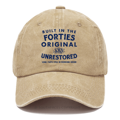 Built In The Forties Original And Unrestored Hat
