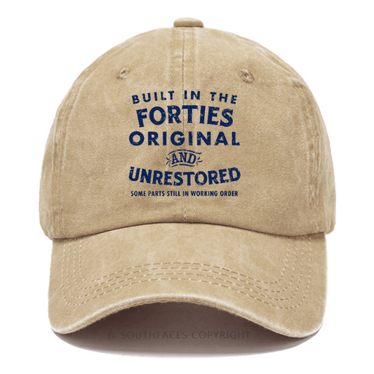 Built In The Forties Original And Unrestored Hat
