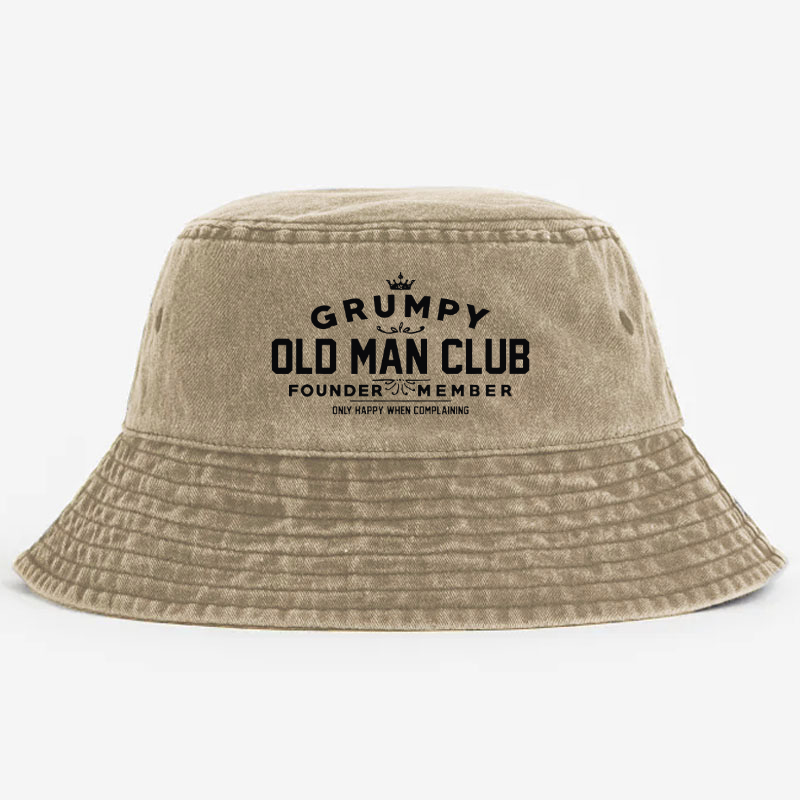 Grumpy Old Man Club Bucket Hat