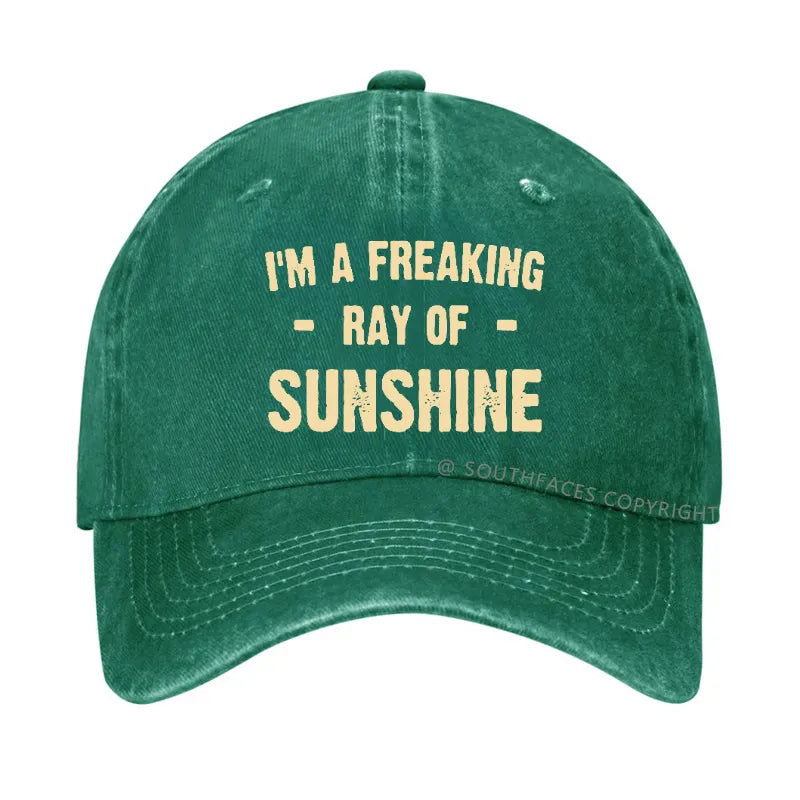 I'm A Freaking Ray Of Sunshine Hat