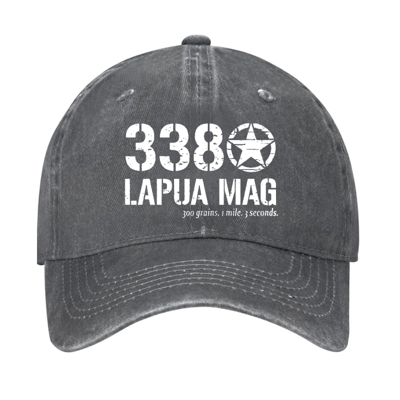 338 Lapua Mag 300 Grains 1 Mile 3 Seconds Hat