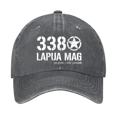 338 Lapua Mag 300 Grains 1 Mile 3 Seconds Hat