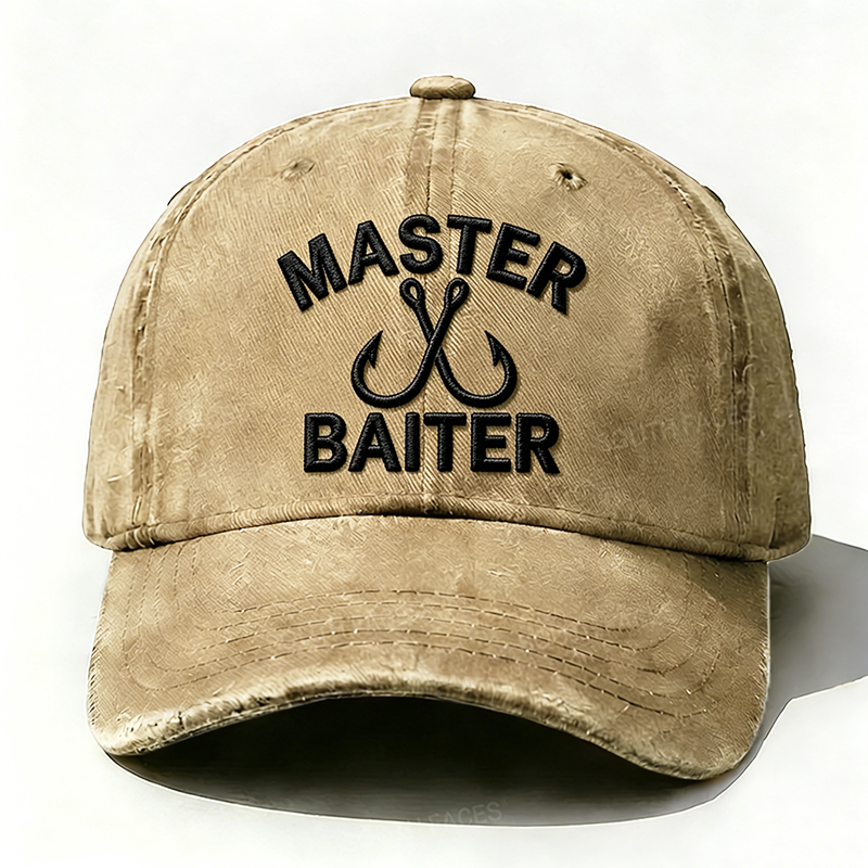 Embroidered¡°Master Baiter¡±Hat