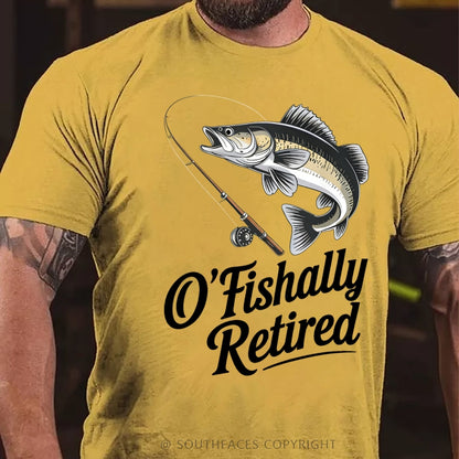 O'Fishally Retired Premium Fit Mens T-Shirt